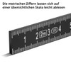 STAHLWERK Ruler Set of 3 2 Metres Precise Plastic Folding