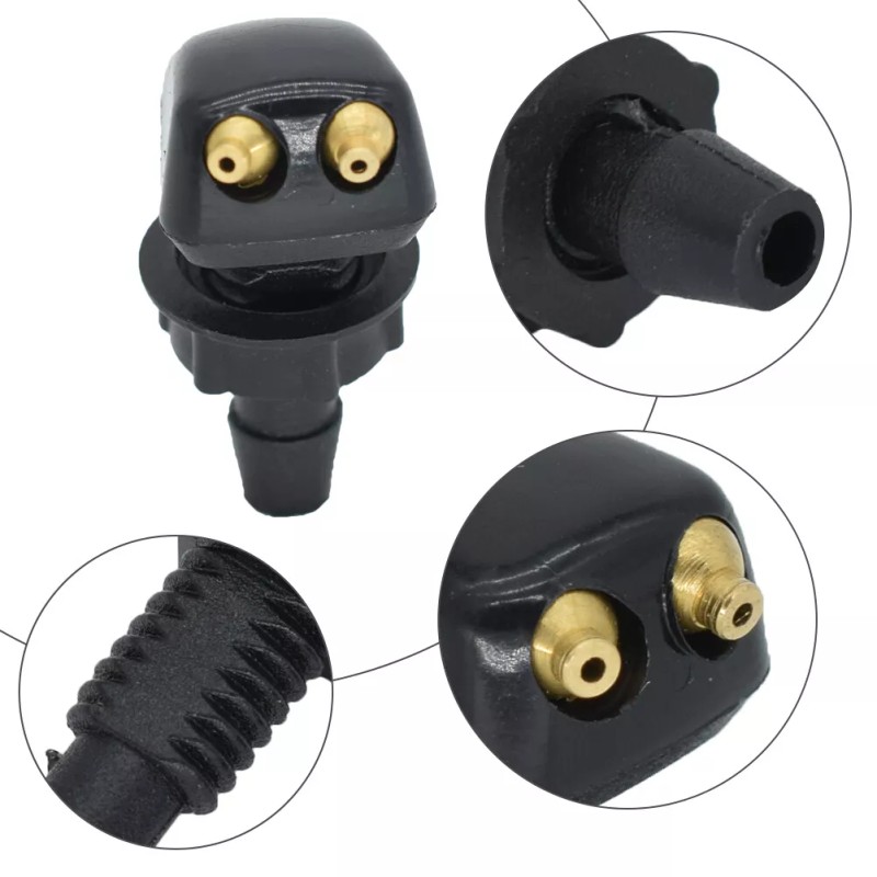 Xukey Universal Dual Holes Adjustable Windshield Washer Nozzle Wiper Water