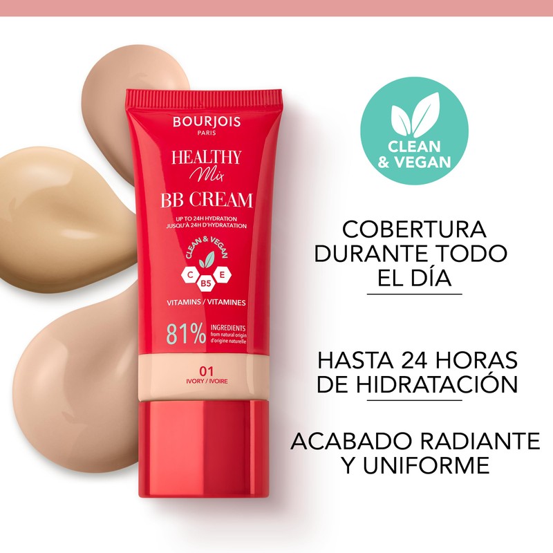 Bourjois BB Creme Healthy Mix Clean 3.5 Dark Beige