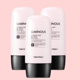 Tony Moly Luminous Goddess Glow BB Cream SPF37 PA++ No. 1 Bright Beige, 45g, 3 pcs. / 토니모리 루미너스 여신광채 비비크림 SPF37 PA++ 1호 화사한 베이지, 45g, 3개