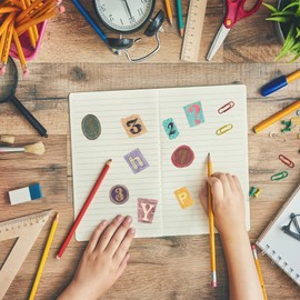 Dmopipp 6 Sheet Vintage Stickers, Scrapbook Stickers Graffiti,Vintage Letters Numbers Self Adhesive Decals Scrapbooking Supplies for Diary DIY Art Album Paper Crafts