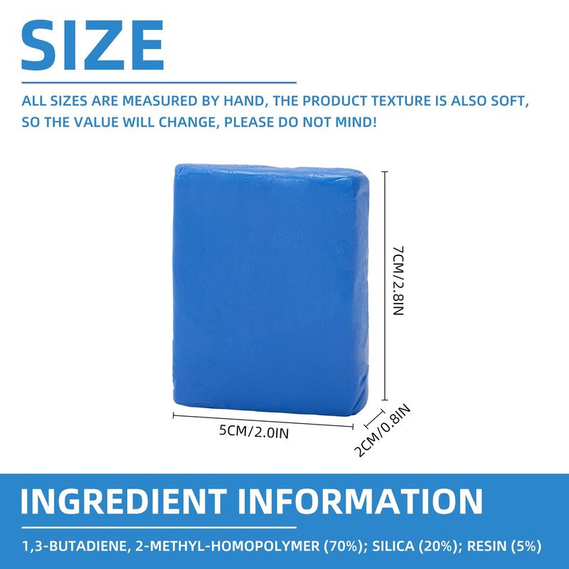 4 Stück Reinigungsknete Auto Lackknete (100g/stück)