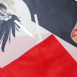 AZ FLAG Alsace-Lorraine 1871-1919 Flag 3' x 5' for a Pole - Reichsland Elsaß-Lothringen Flags 90 x 150 cm - Banner 3x5 ft with Hole