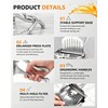 Hand Juicer Lemon Squeezer Press Manual Fruit Juice Metal Handheld