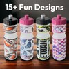50 Strong 22oz Kids Sports Squeeze Water Bottle – BPA-Free
