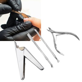 Maniküre- und Pediküre-Scheren-Set, Edelstahl, Nagelhaut-Set für Abgestorbene Haut, mit Ergonomischem Griff für den Nagelstudio