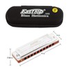 East Top 10 Holes 20 Tones 008K Diatonic Harmonica Key