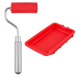 Leimroller Holzleim Silikon, Leimroller Holzleim Lets Bastel, Leimwalze Für Handwerk, Wiederverwendbare Andrückrolle, Leimwalze Für Kunst, Handwerk, Holzbearbeitung Und Klebeprojekte