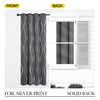 NICETOWN Gray Blackout Curtains 72 inch Long for Bedroom -