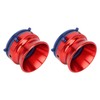 1 Pair NAB Hub Adapters Polished Aluminum Alloy Universal Loading