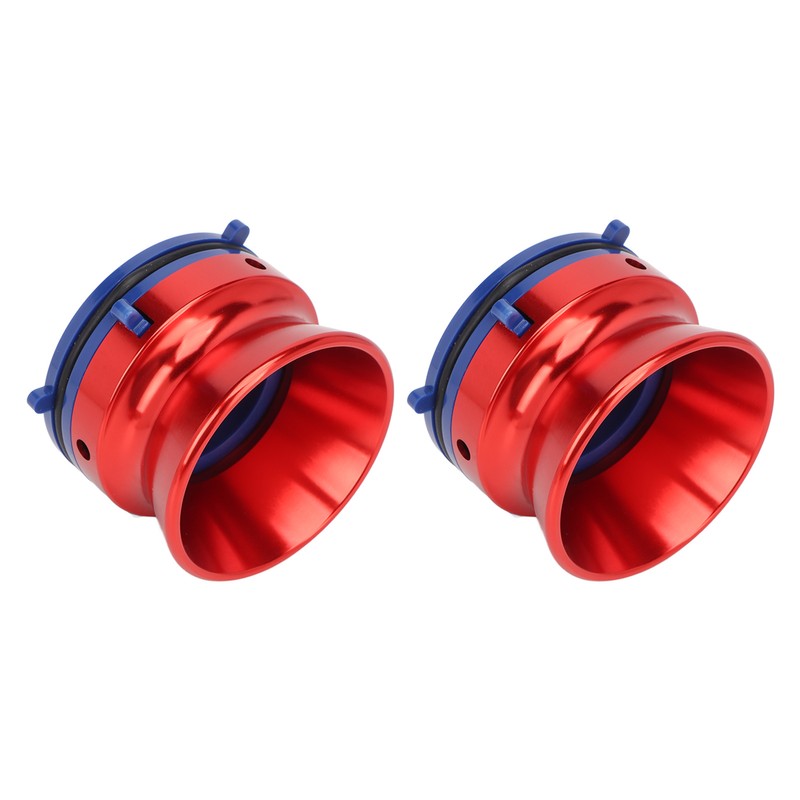 1 Pair NAB Hub Adapters Polished Aluminum Alloy Universal Loading