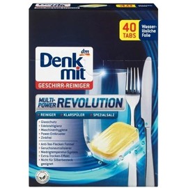 (Denkmit, Multi-Power Revolution, Dishwasher Tablets, Pack of 40 (Product from Germany)