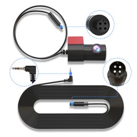 Rear Camera for Dashcam D435, 1080P Back Up Camera