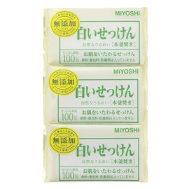 Additive-free, white soap 3 P