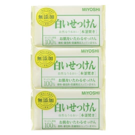 Additive-free, white soap 3 P