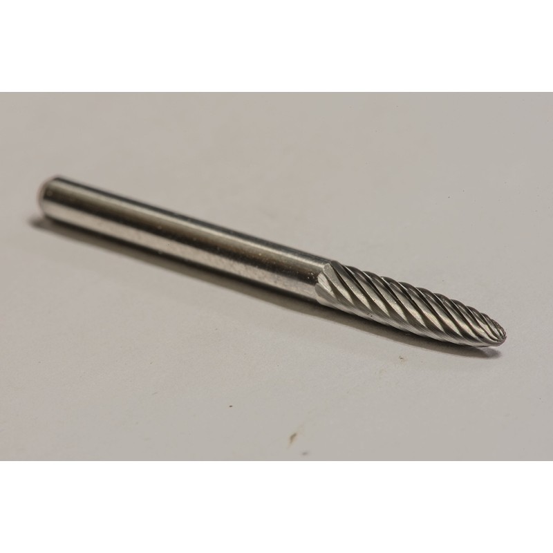 SF-42 Single Cut Solid Carbide Burr Die Grinder Bit 1/8"
