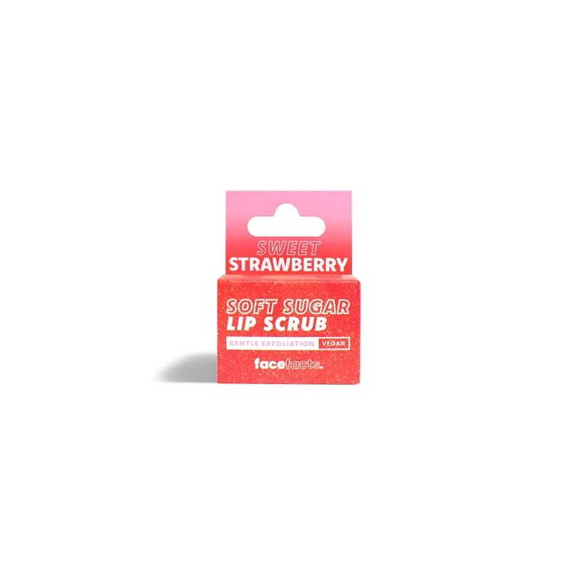 Face Facts Candied Sweet Strawberry Lip Scrub| Soften + Smooth