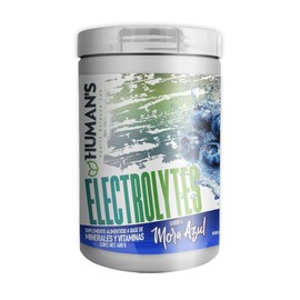 Human's Health Science Lab Suplemento de Electrolitos en Polvo 480 g, Hidratación Rápida y Recuperación Muscular, con Sodio, Potasio, Magnesio, Calcio y Vitaminas B+C, 30 Porciones, Ideal para Deporte y Uso Diario, (480g,Mora azul)