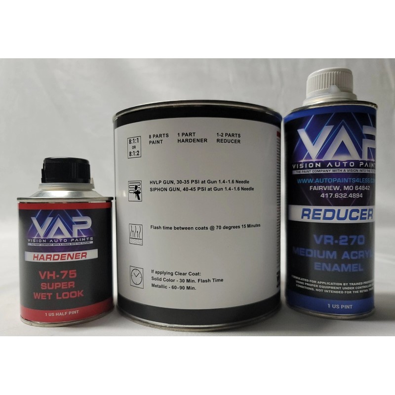 Vision Auto Paints # 489 High Gloss Apple Red Single