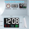 U-picks Digital Alarm Clock, 11.5 Inch Digital Wall Clock, Alarm