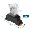 LT Easiyl 2pcs DC 12V LED Indicator Light Electromagnetic Power