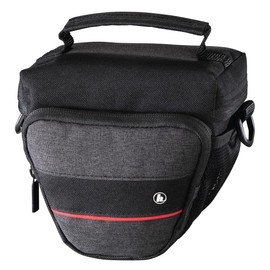 Hama "Valletta" Camera Bag for Digital Camera with Lens with Belt Loop and Additional Compartments Colt Camera Bag for Hanging 13 x 8 x 11 cm Black