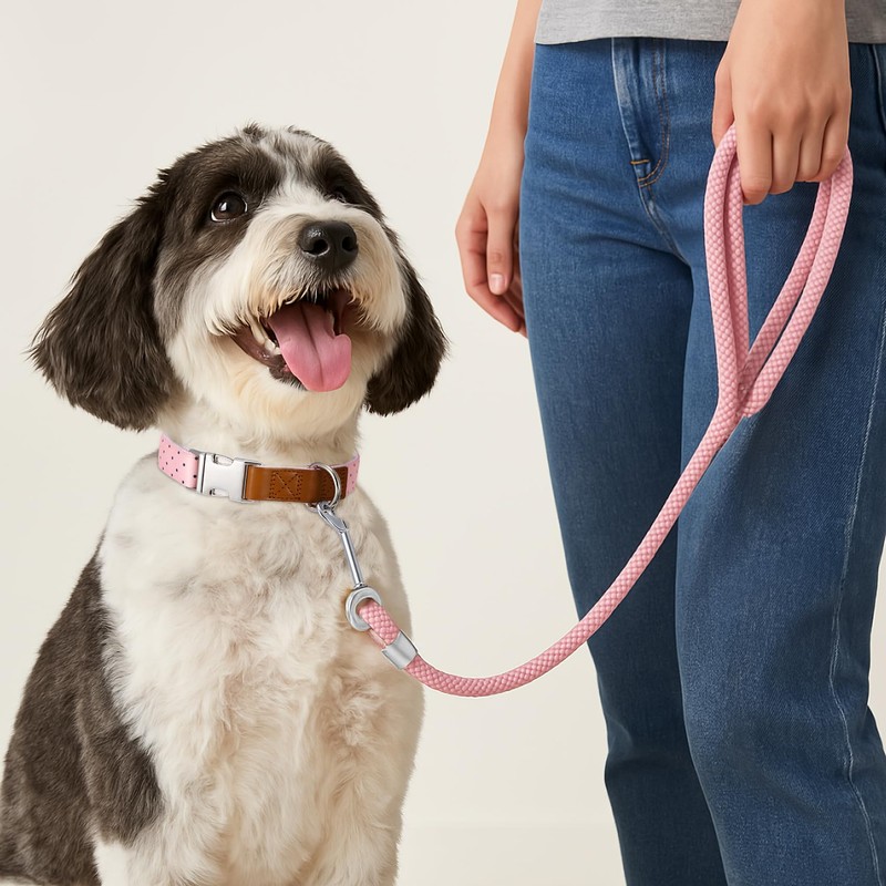 WHIPPY Floral Dog Collar with Quickly Release Metal Buckle Adjustable