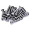 M3 (3mm x 40mm) Flanged Hex Socket Button Machine Screw