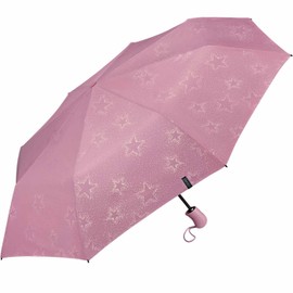 ESPRIT Pocket umbrella, Starburst Dusky Orchid Metallic, Modern
