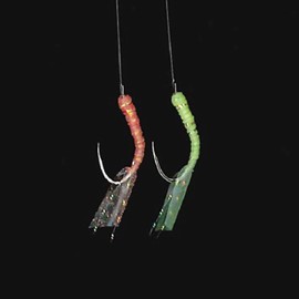 Hayabusa Away sabiki Luminous Skin Red & Flash HS353 