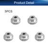 Yinpecly M6 304 Stainless Steel Knurled Thumb Nuts Round Knobs
