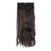 Stasia Street 24-Inch Crimped Clip-In Korean Synthetic Breatheable Hair Extensions