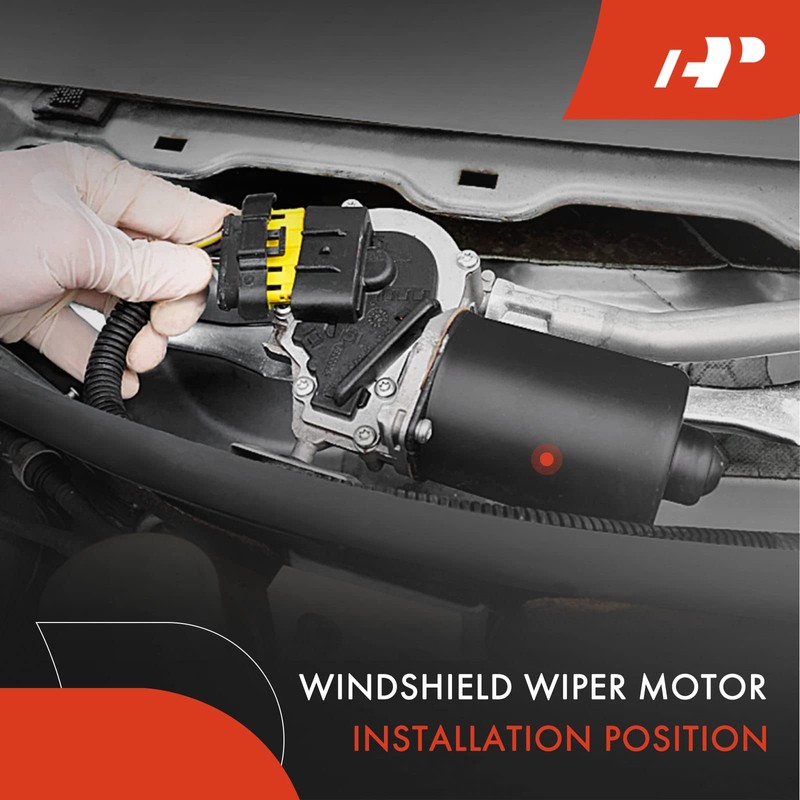A-Premium Front Windshield Wiper Motor Compatible with Freightliner Cascadia 2008-2017,