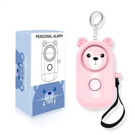 Personal Alarm Teddy Bear Alarm (Pink)