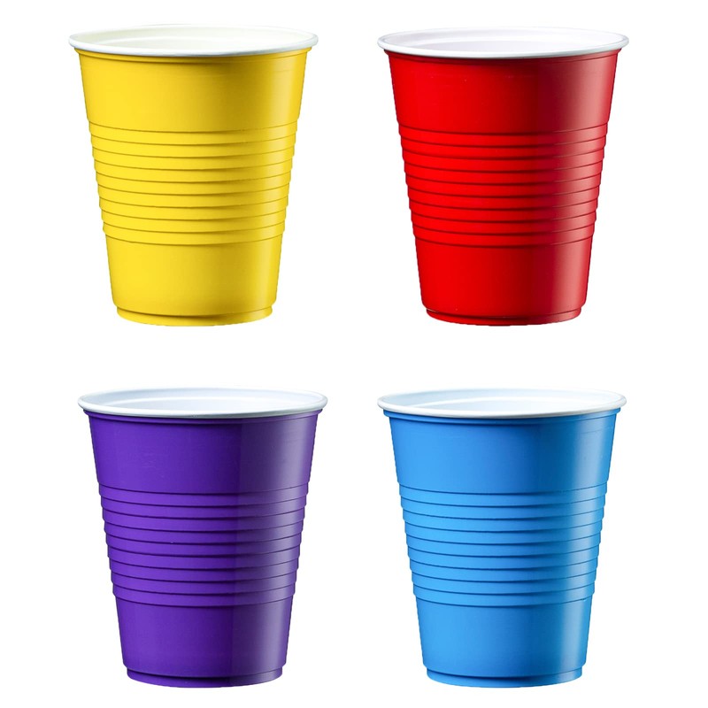 GUSTO [12 oz. - 40 Count Plastic Party Cups Disposable