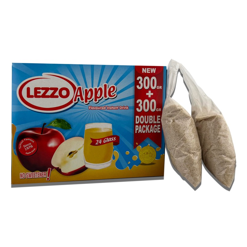 Lezzo Turkish Apple Tea 600g Instant Drink, Traditional Turkish Tea