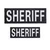 Sheriff Patches Reflective with Velcro Hook and Loop Back Removable