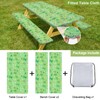 Picnic Table Cover with Bench Covers Camping Essentials Waterproof Windproof