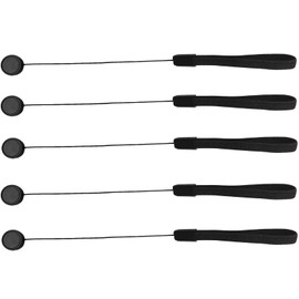 5 Pcs Lens Cap Keeper,Camera Lens Cover Leash for Canon EOS 60D 70D 77D 80D 90D 2000D 4000D 5D Mark III IV 6D 7D Mark II 1DX Rebel T6 T7 T5 T1i T2i T3i T4i T5i T6i T6s T7i T8i SL1 SL2 SL3,Hxdzieory