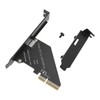 PCIe 4.0 X4 to Oculink SFF-8612 Adapter Card, SFF-8611 External