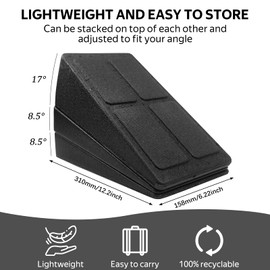 Mumjooyi Calf Stretcher Set of 3 Calf Trainer Kneeler Squat Wedge Adjustable Angle Calf Trainer Wedge Calf Stretcher for Stretching Leg Stretcher Calf Stretcher