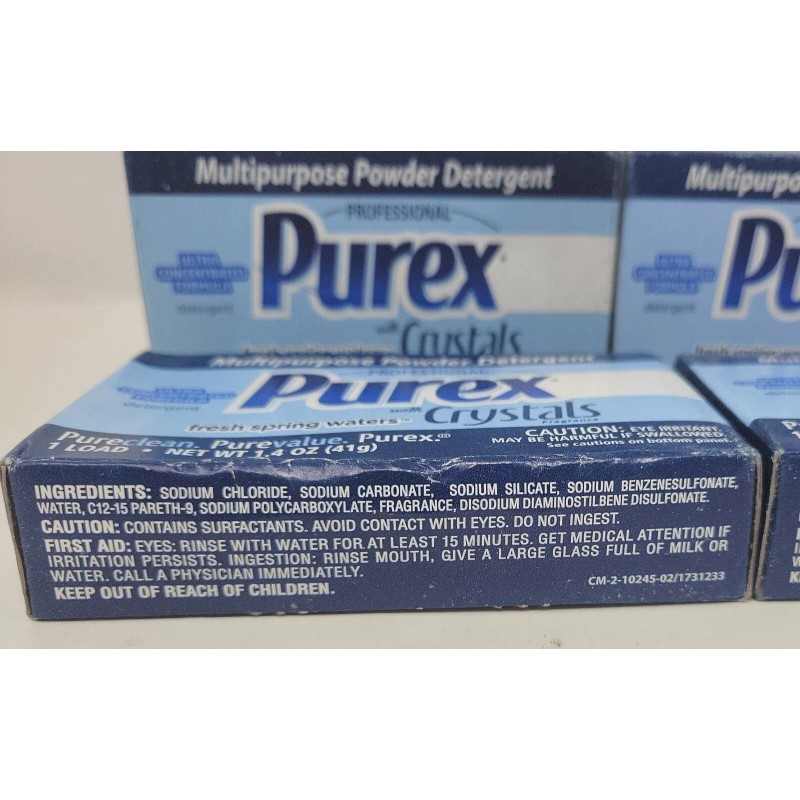 Purex 4 Ultra Purex Powder Detergent with Crystals Fresh Spring