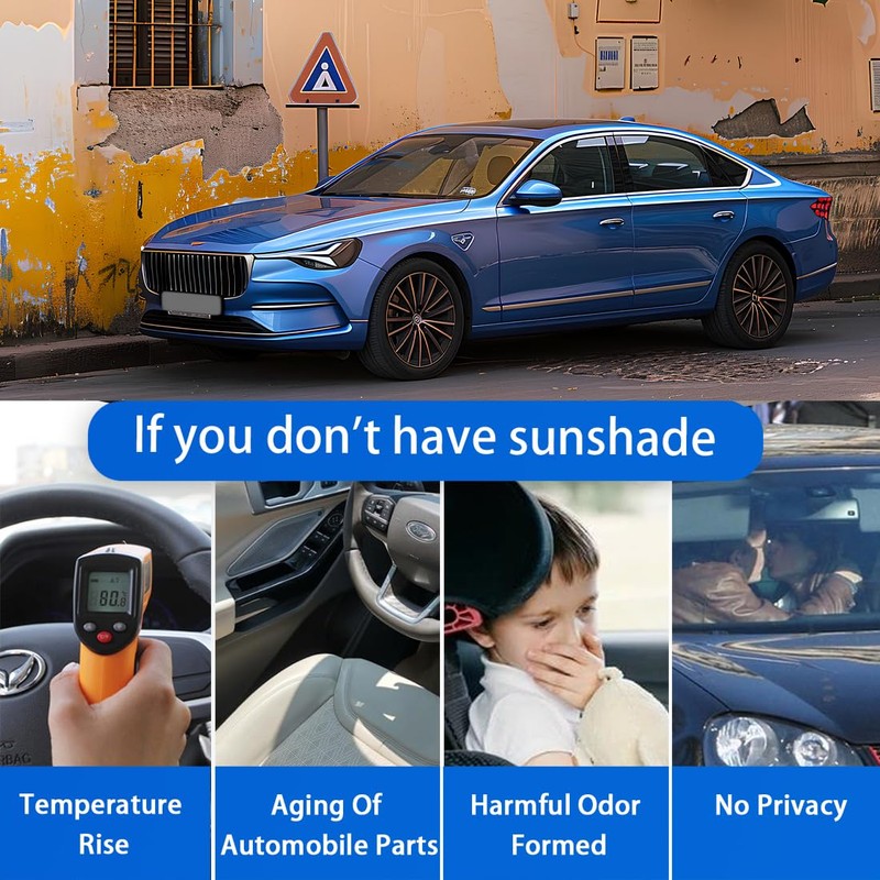 ar Windshield Sun Shade | Reflector Sunshade Offers Ultimate Protection