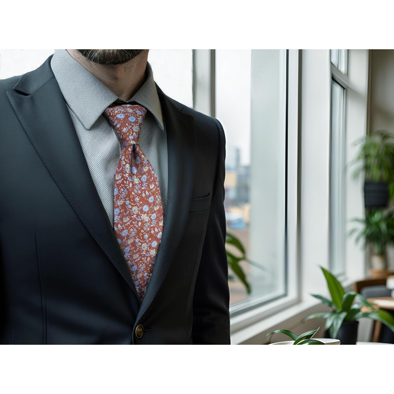 S&W SHLAX&WING Men's Necktie, Assorted Stripes, Plain, Dots, 57.9 inches
