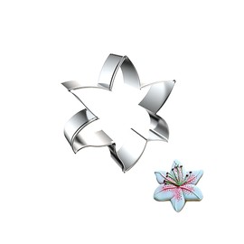 WJSYSHOP Lily Flower Cookie Cutter