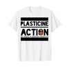Funny Plasticine Action we Oppose AI generated Animation T-Shirt