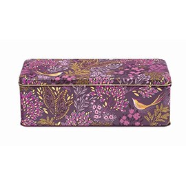 Elite Gift Boxes Sara Miller - Haveli Garden Long Deep Rectangular (cracker) Tin 240 x 100 x 70mm