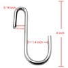 YourGift 10 Pack 4 Inch Heavy Duty S Hooks S