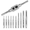 Auniwaig Micro Taps Bit 10pcs Small Hand Screw Thread Taps