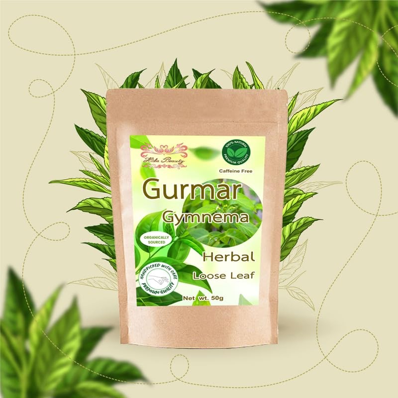 Hida Beauty Gurmar Gymnema Sylvestre Tea 1.76 Ounce Dried Loose